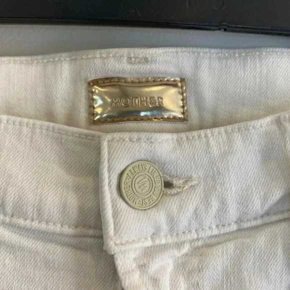 MOTHER The Dropout Jeans in Whipping Cream - Picture 11 of 16